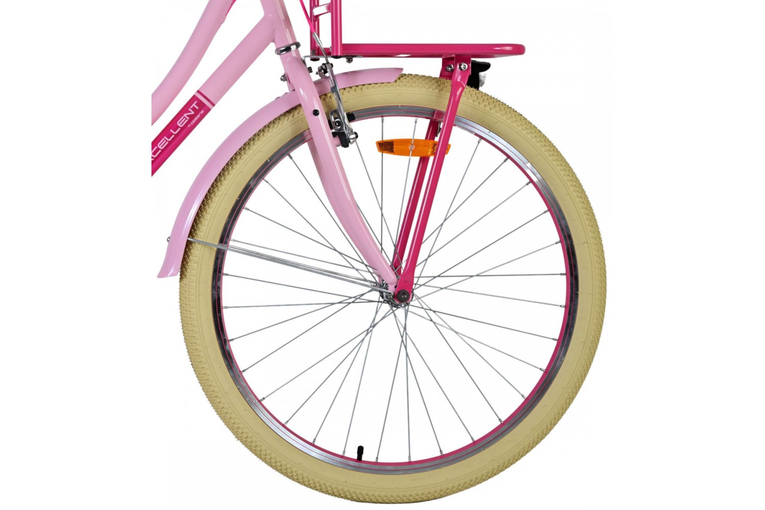 Volare Excellent Mädchenfahrrad 26 Zoll Rosa | 2 Handbremsen