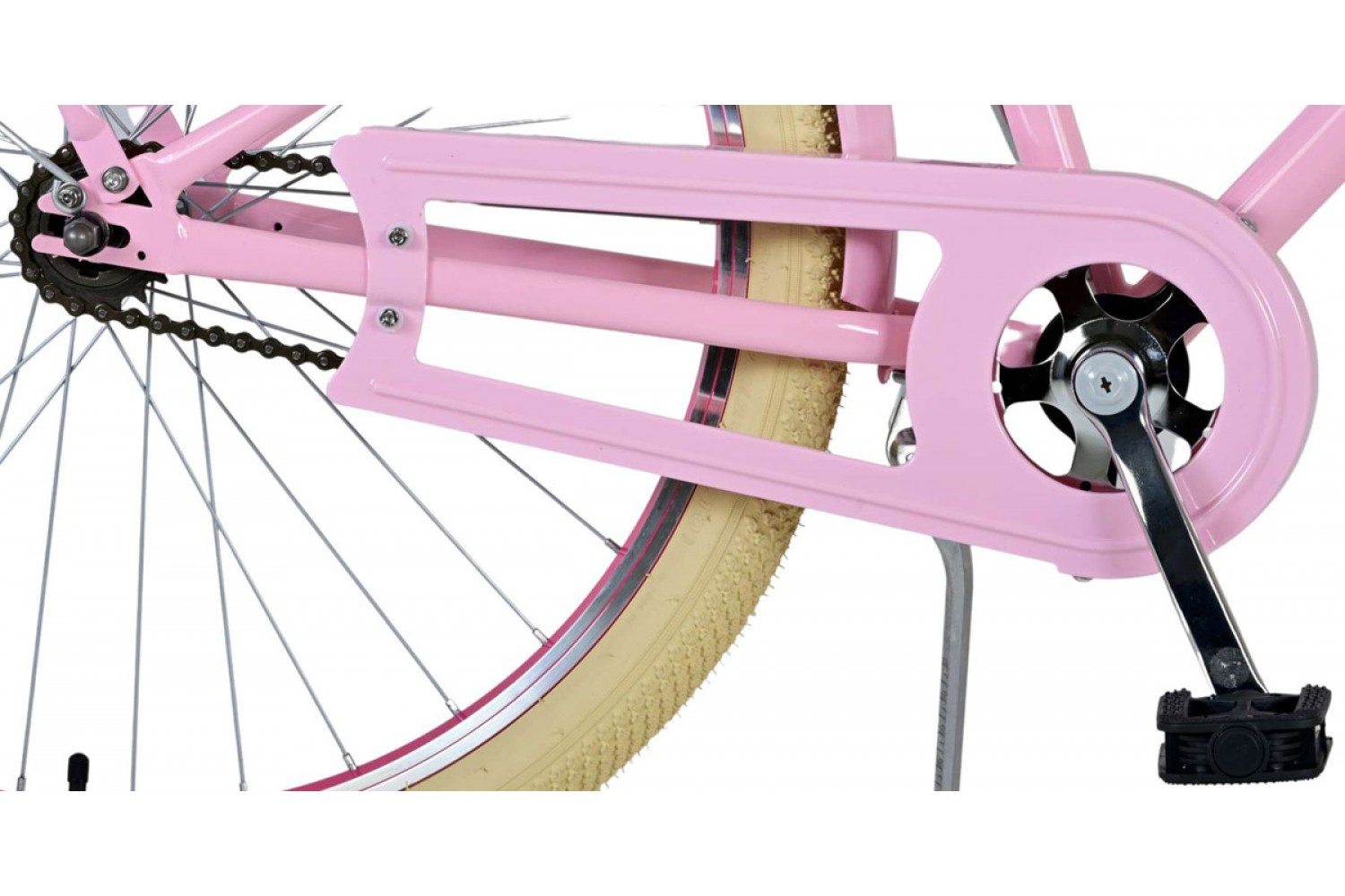 Volare Excellent Mädchenfahrrad 26 Zoll Rosa | 2 Handbremsen