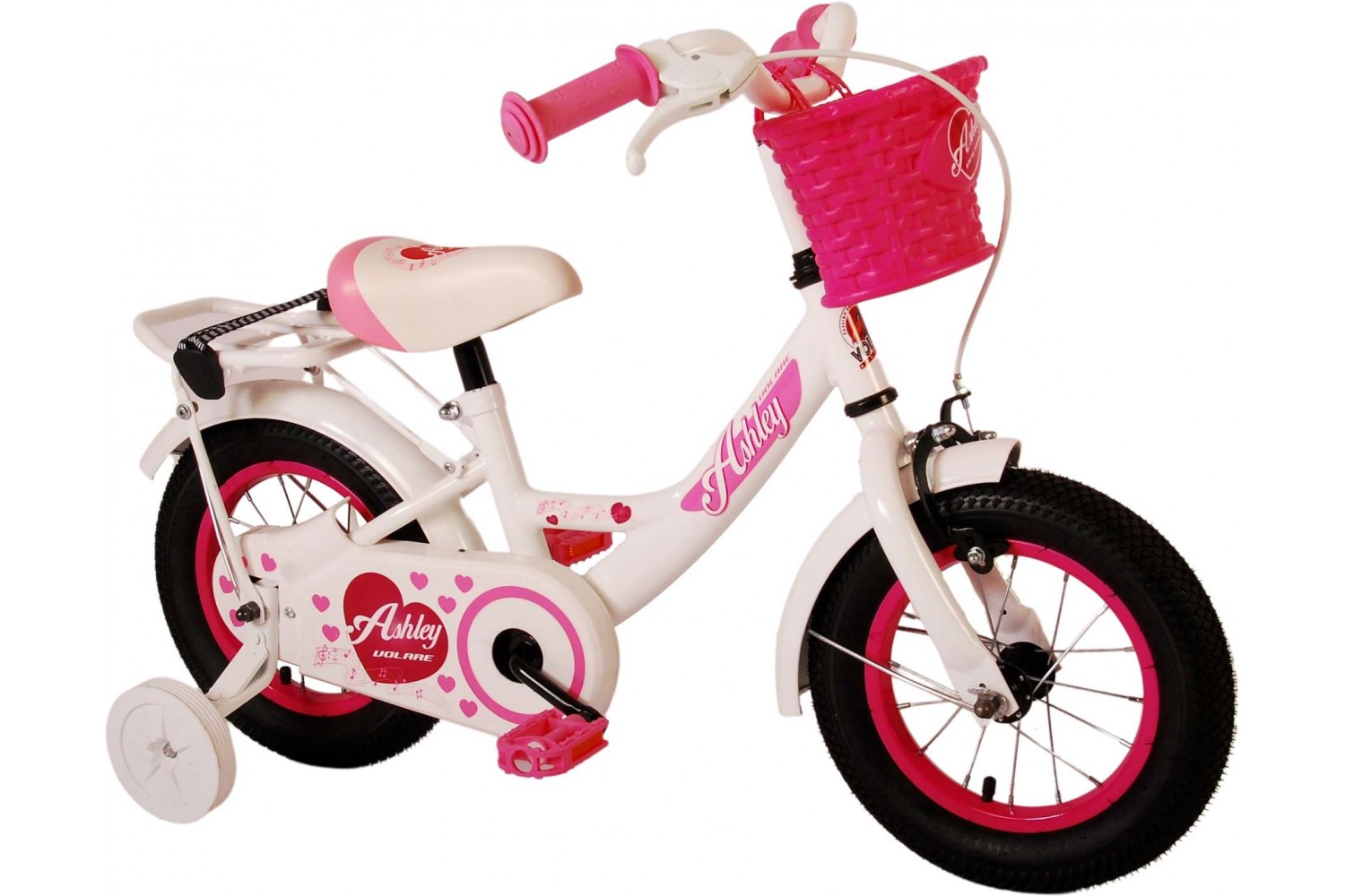 Volare Ashley Kinderfahrrad 12 Zoll Mädchen Weiß