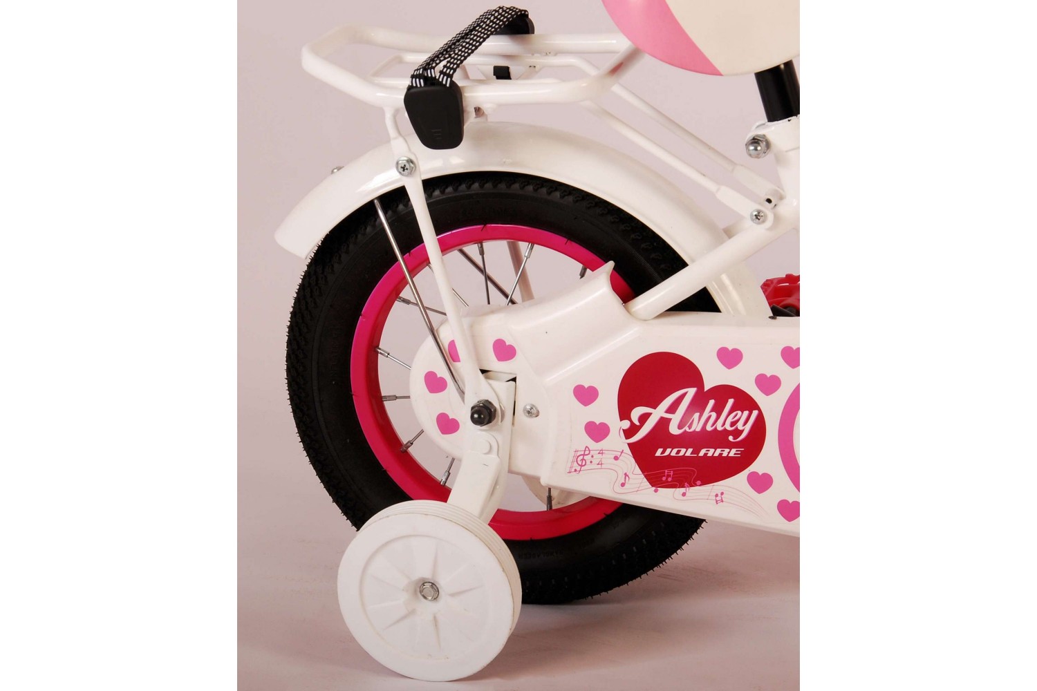 Volare Ashley Kinderfahrrad 12 Zoll Mädchen Weiß