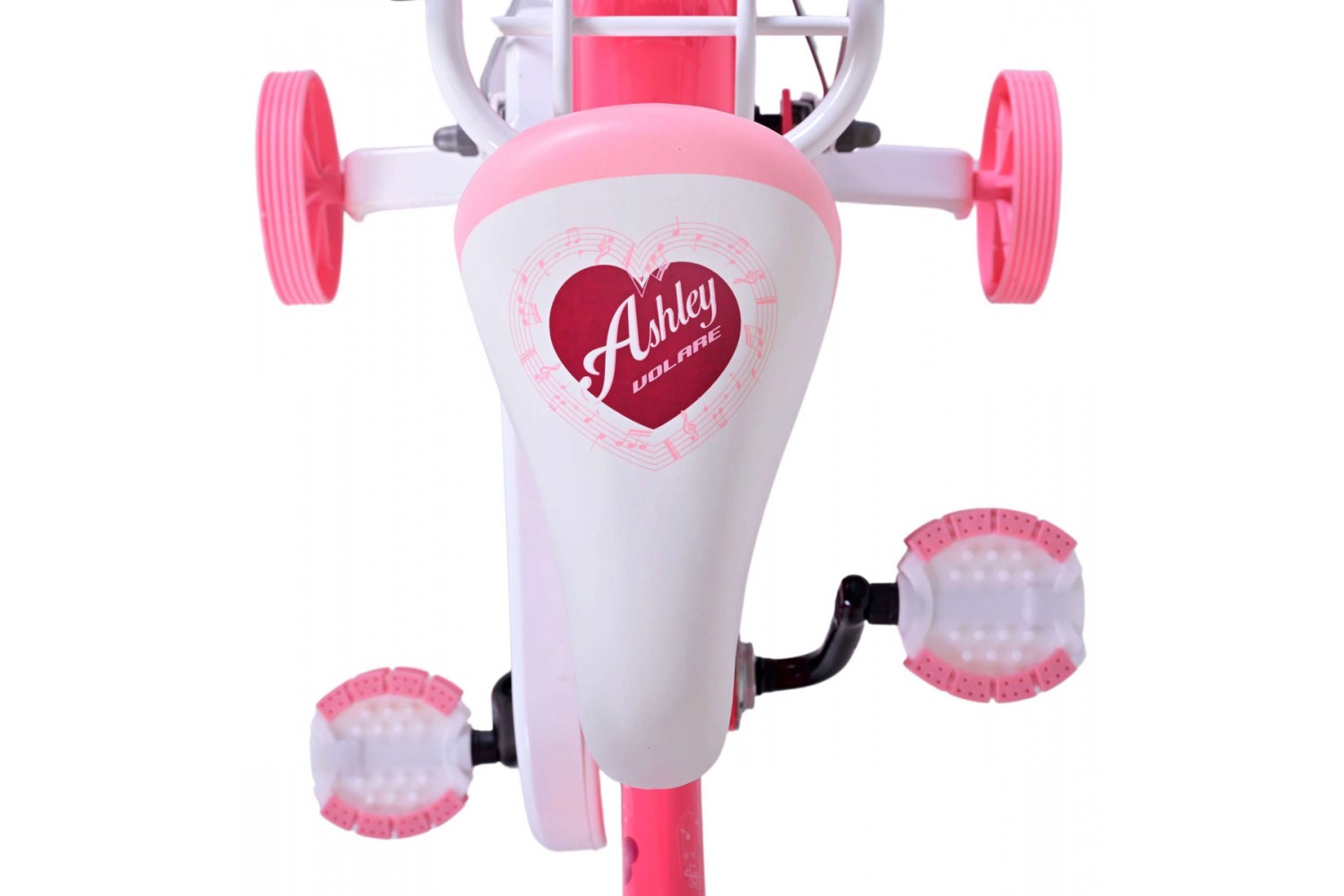 Volare Ashley Kinderfahrrad 12 Zoll Mädchen Rot/Rosa