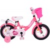 Volare Ashley Kinderfahrrad 12 Zoll Mädchen Rosa/Rot | 2 Handbremsen