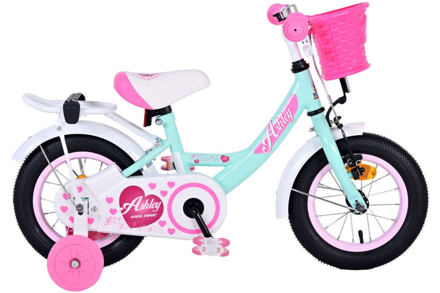 Volare Ashley Kinderfahrrad 12 Zoll Mädchen Grün