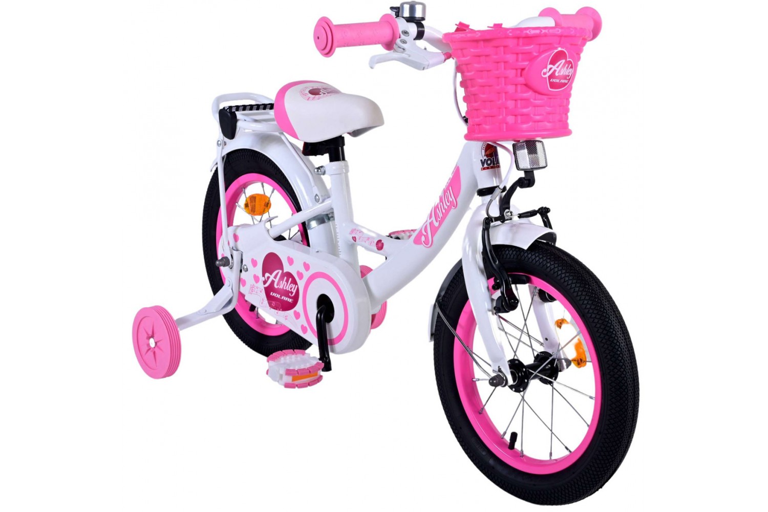 Volare Ashley Kinderfahrrad 14 Zoll Mädchen Weiß