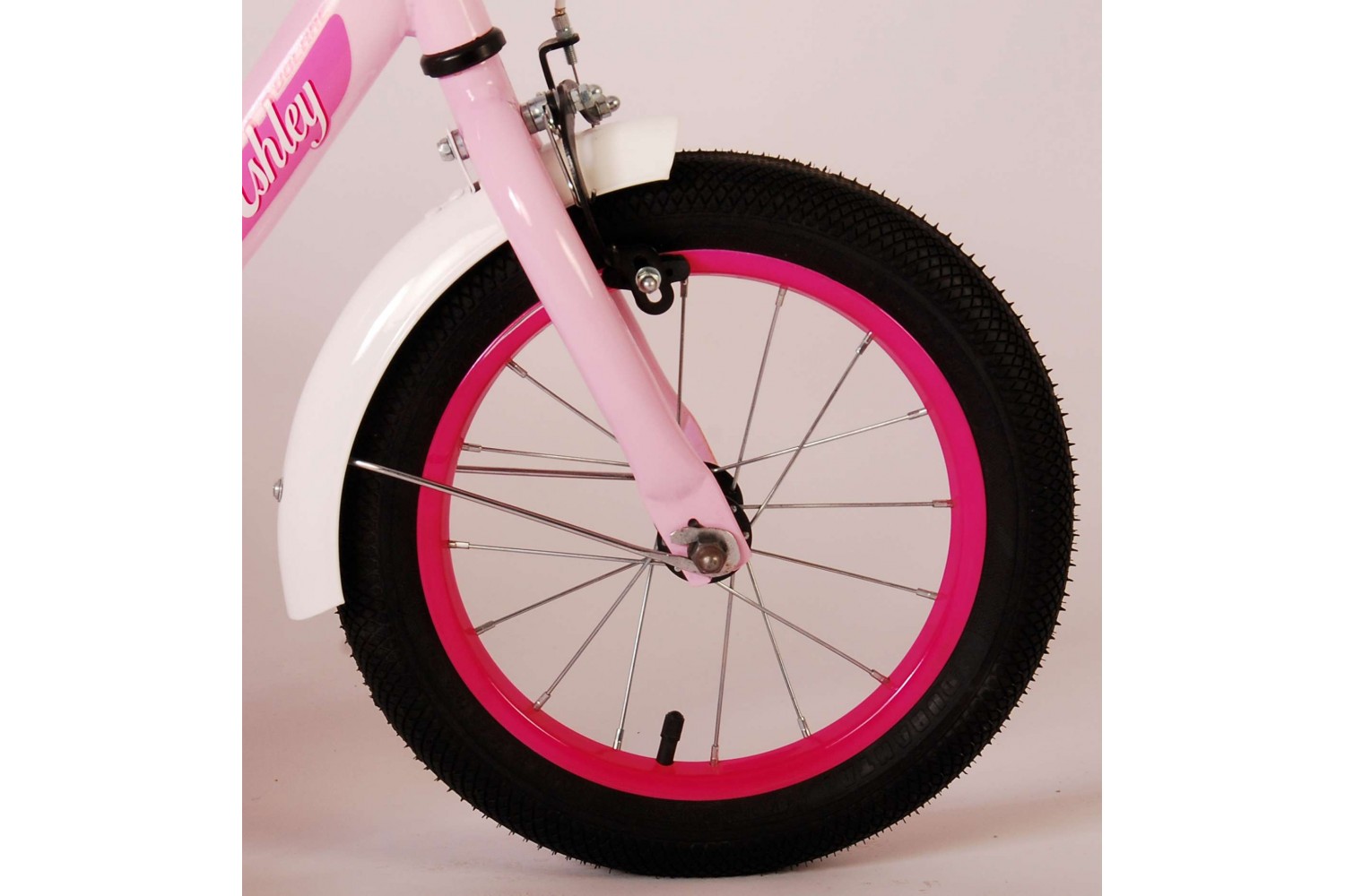 Volare Ashley Kinderfahrrad 14 Zoll Mädchen Weiß Rosa