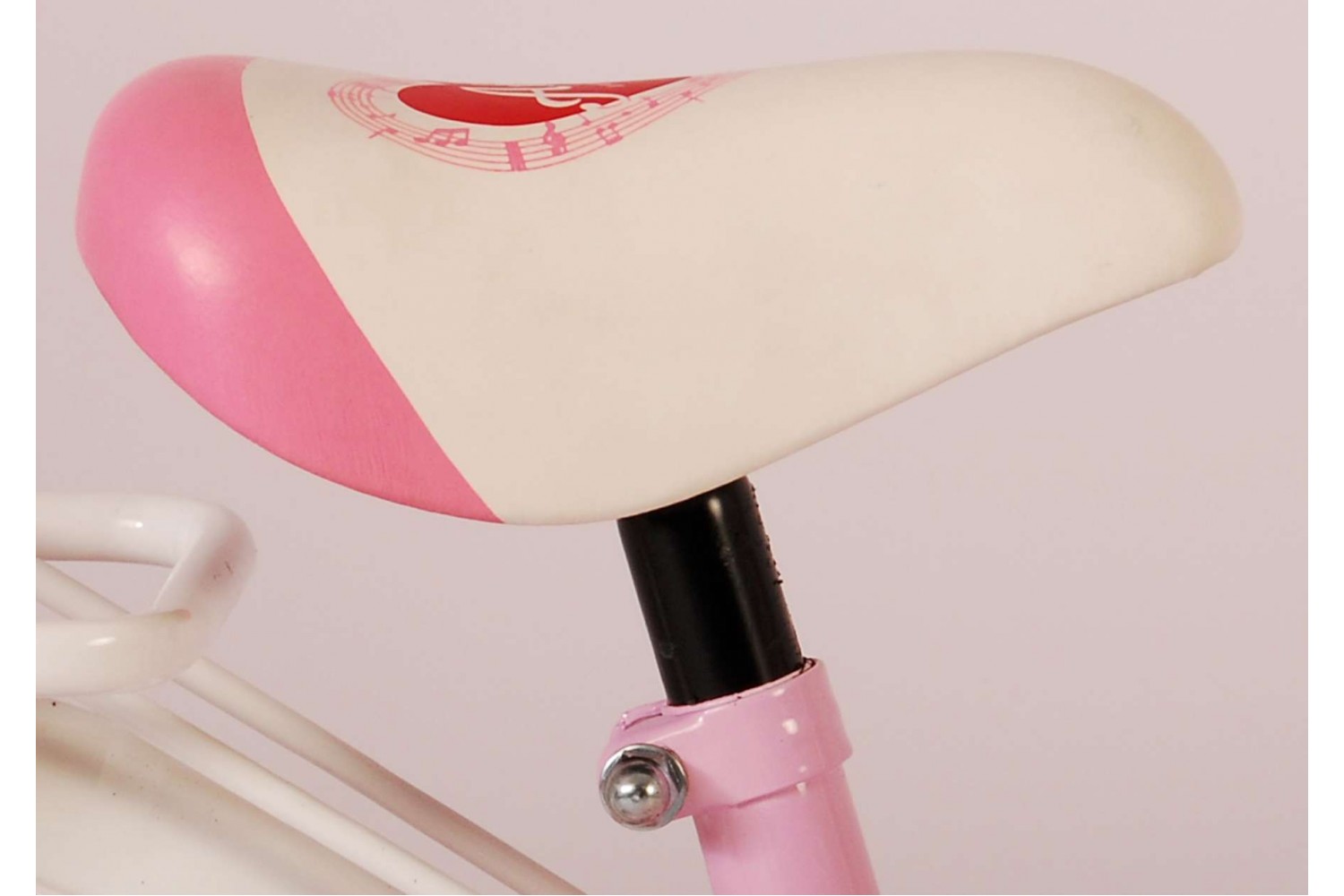 Volare Ashley Kinderfahrrad 14 Zoll Mädchen Weiß Rosa