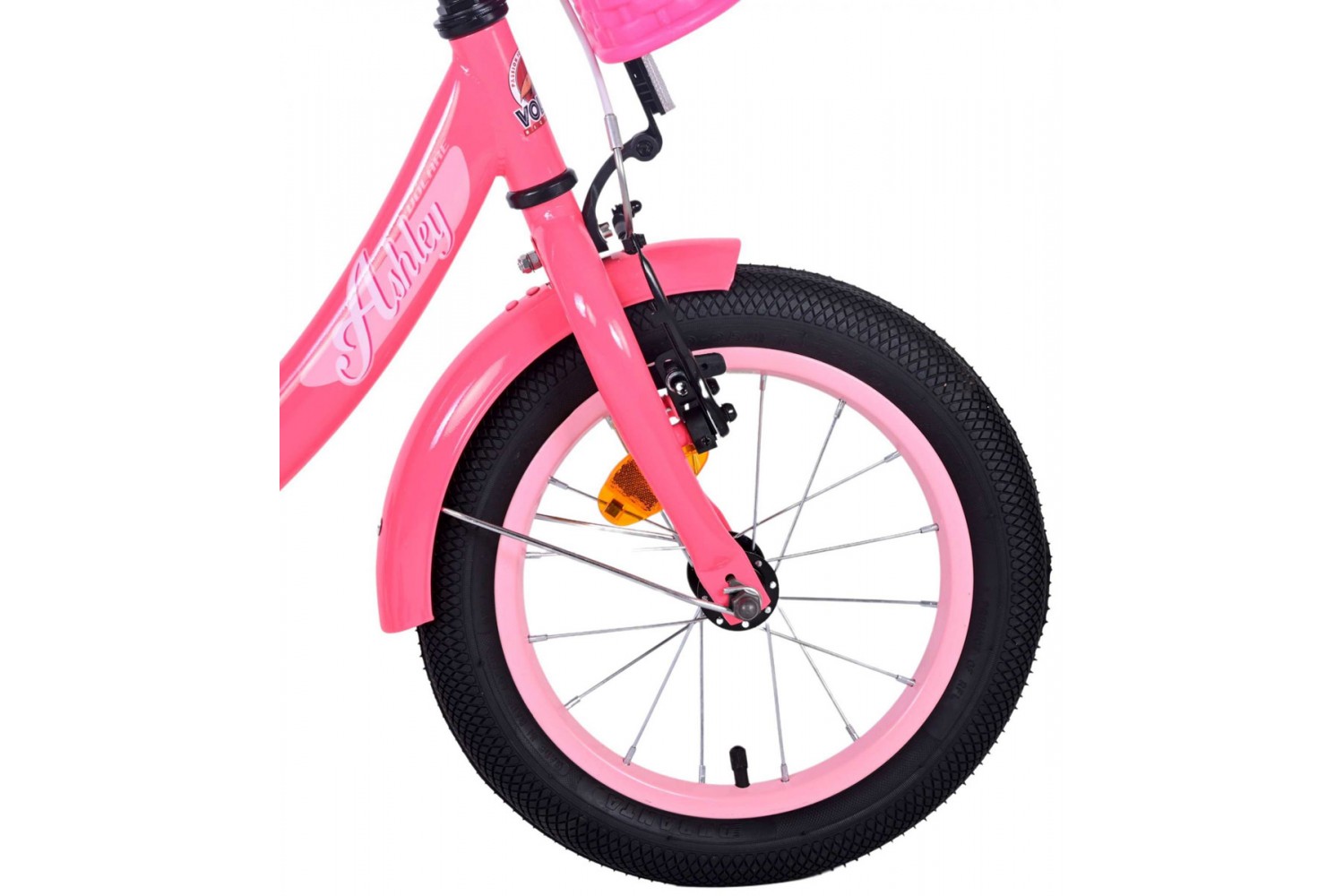 Volare Ashley Kinderfahrrad 14 Zoll Mädchen Rosa/Rot