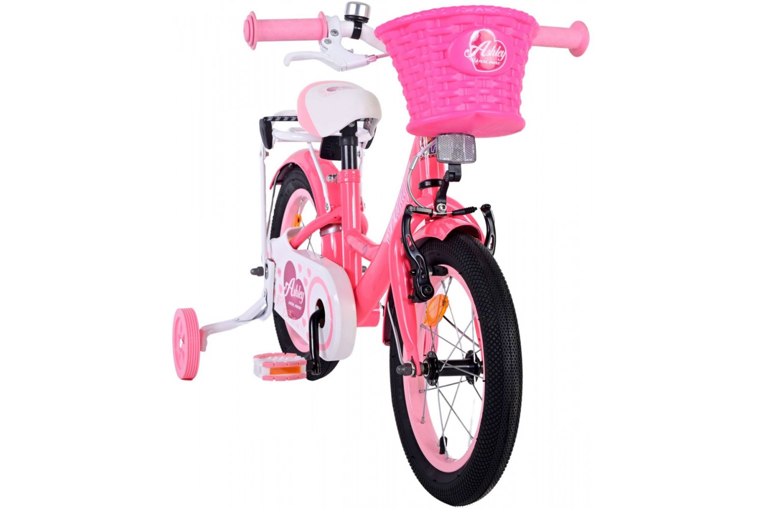 Volare Ashley Kinderfahrrad 14 Zoll Mädchen Rosa/Rot