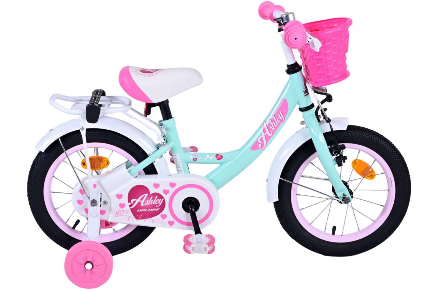 Volare Ashley Kinderfahrrad 14 Zoll Mädchen Grün