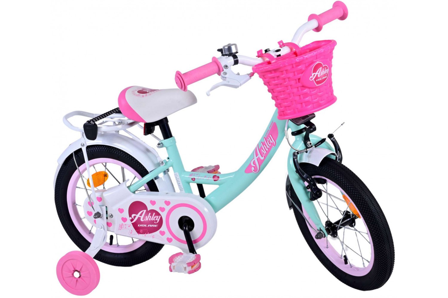 Volare Ashley Kinderfahrrad 14 Zoll Mädchen Grün