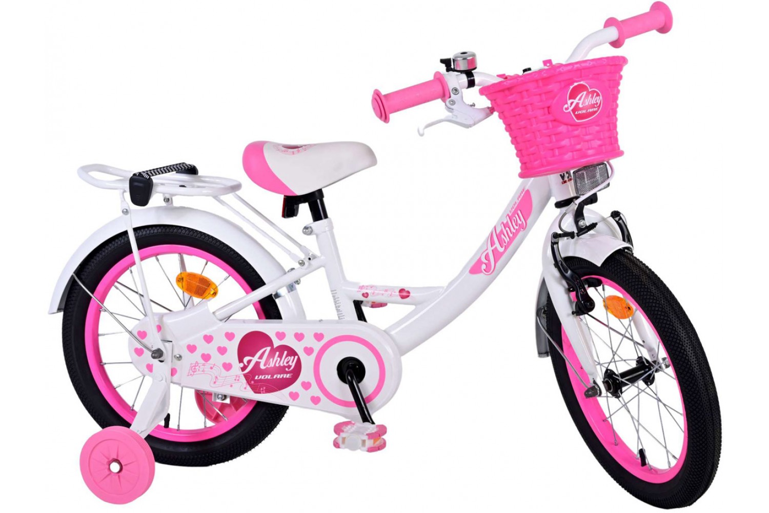 Volare Ashley Kinderfahrrad 16 Zoll Weiß