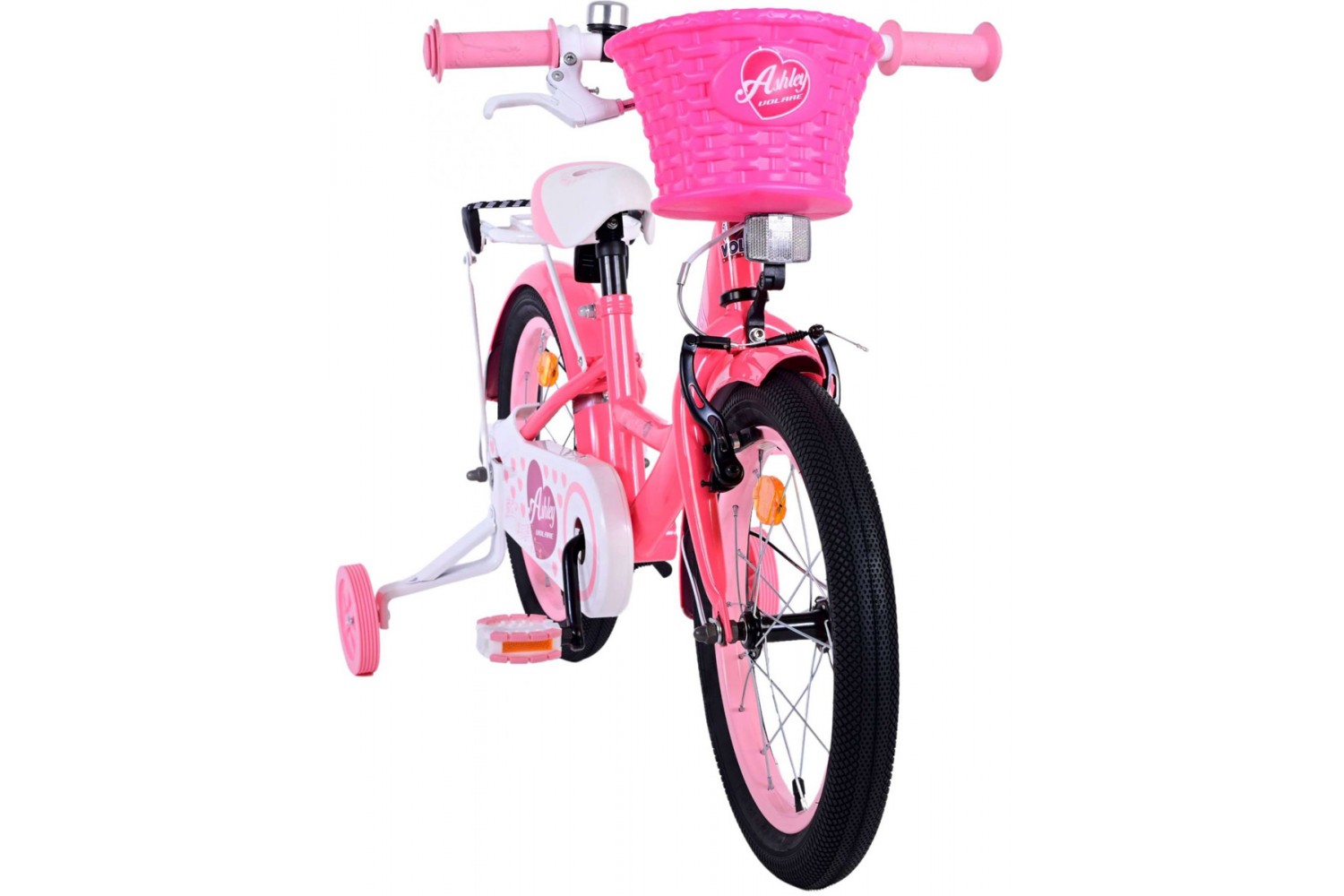 Volare Ashley Kinderfahrrad 16 Zoll Mädchen Rosa/Rot