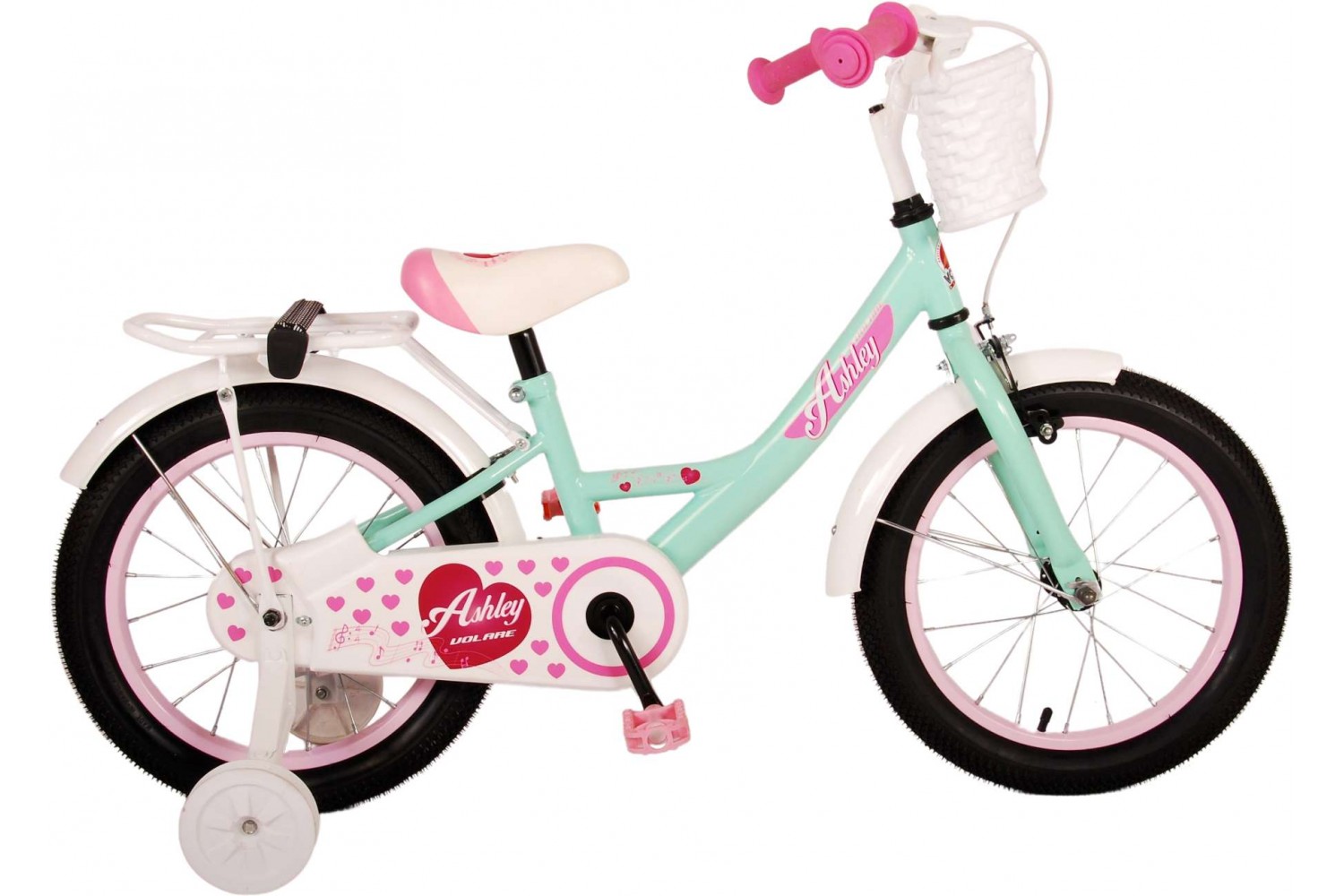 Volare Ashley Kinderfahrrad 16 Zoll Mädchen Grün