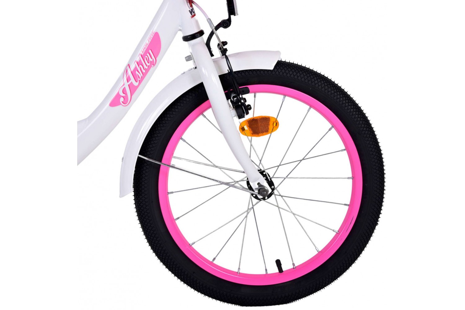 Volare Ashley Kinderfahrrad 18 Zoll Mädchen Weiß