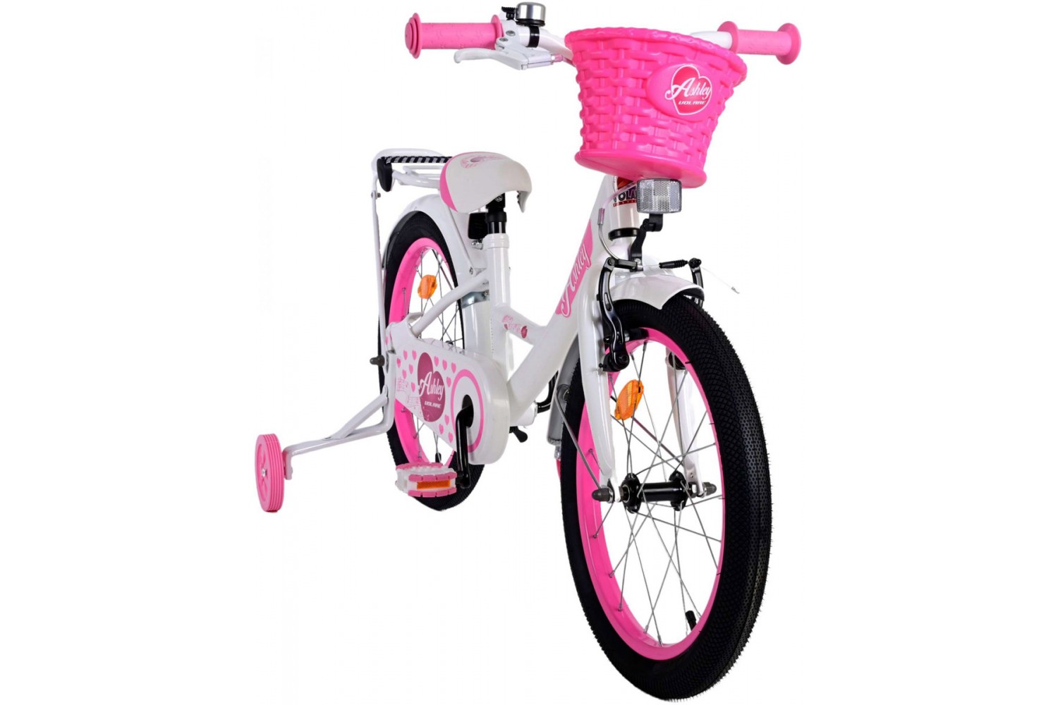 Volare Ashley Kinderfahrrad 18 Zoll Mädchen Weiß