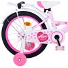 Volare Ashley Kinderfahrrad 18 Zoll Mädchen Weiß Rosa