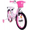 Volare Ashley Kinderfahrrad 18 Zoll Mädchen Weiß Rosa