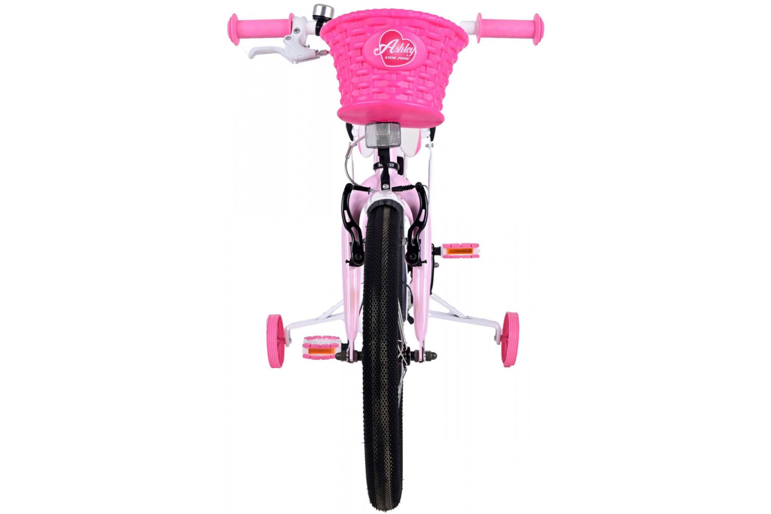 Volare Ashley Kinderfahrrad 18 Zoll Mädchen Weiß Rosa