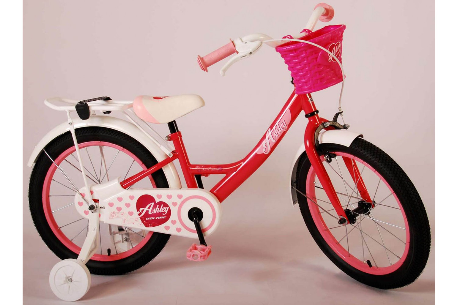 Volare Ashley Kinderfahrrad 18 Zoll Mädchen Rosa/Rot