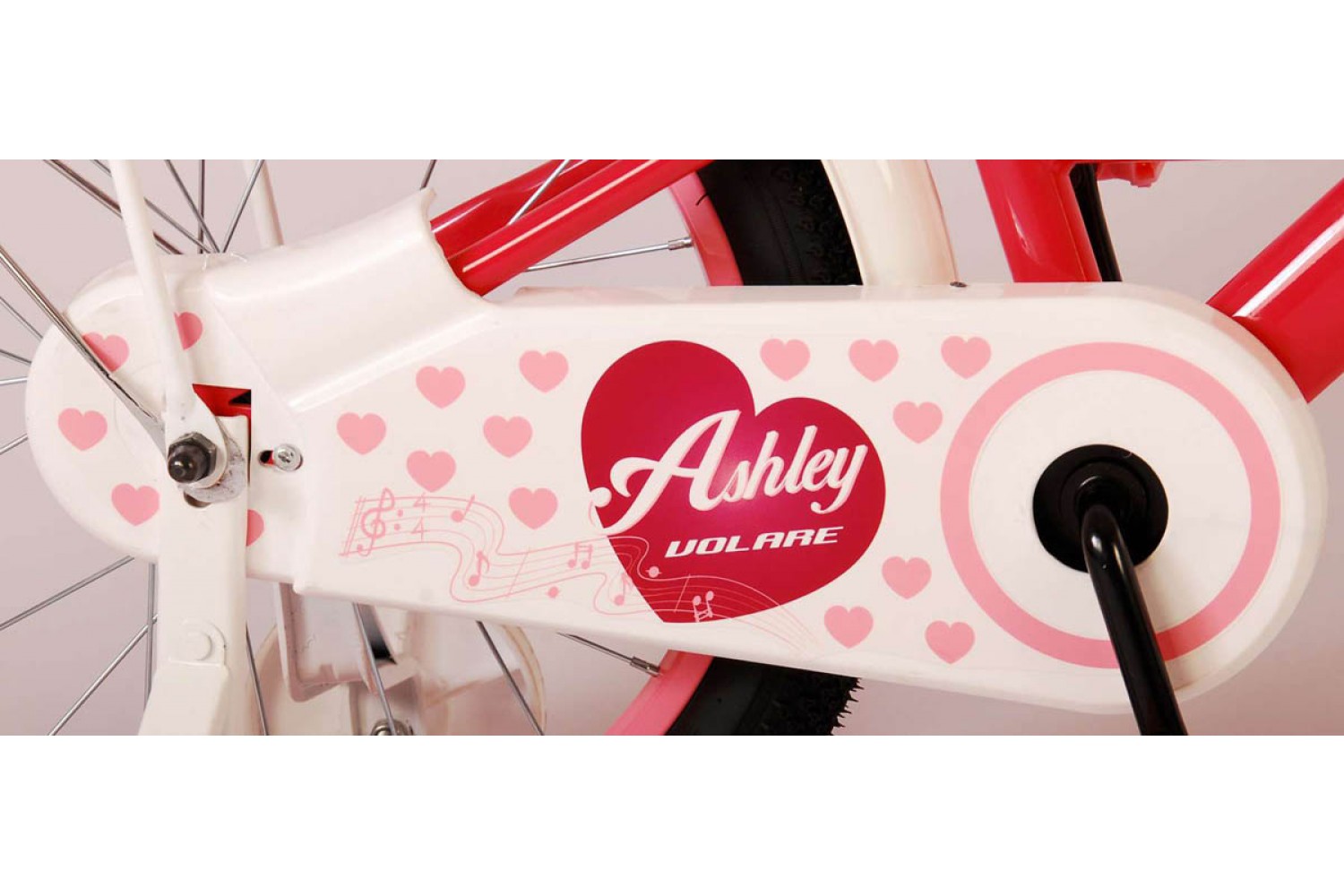 Volare Ashley Kinderfahrrad 18 Zoll Mädchen Rosa/Rot