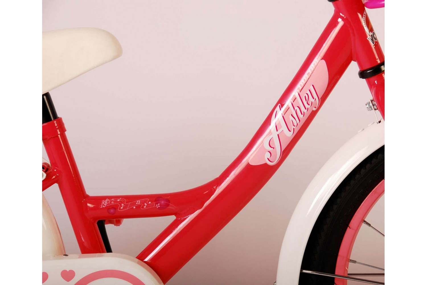 Volare Ashley Kinderfahrrad 18 Zoll Mädchen Rosa/Rot