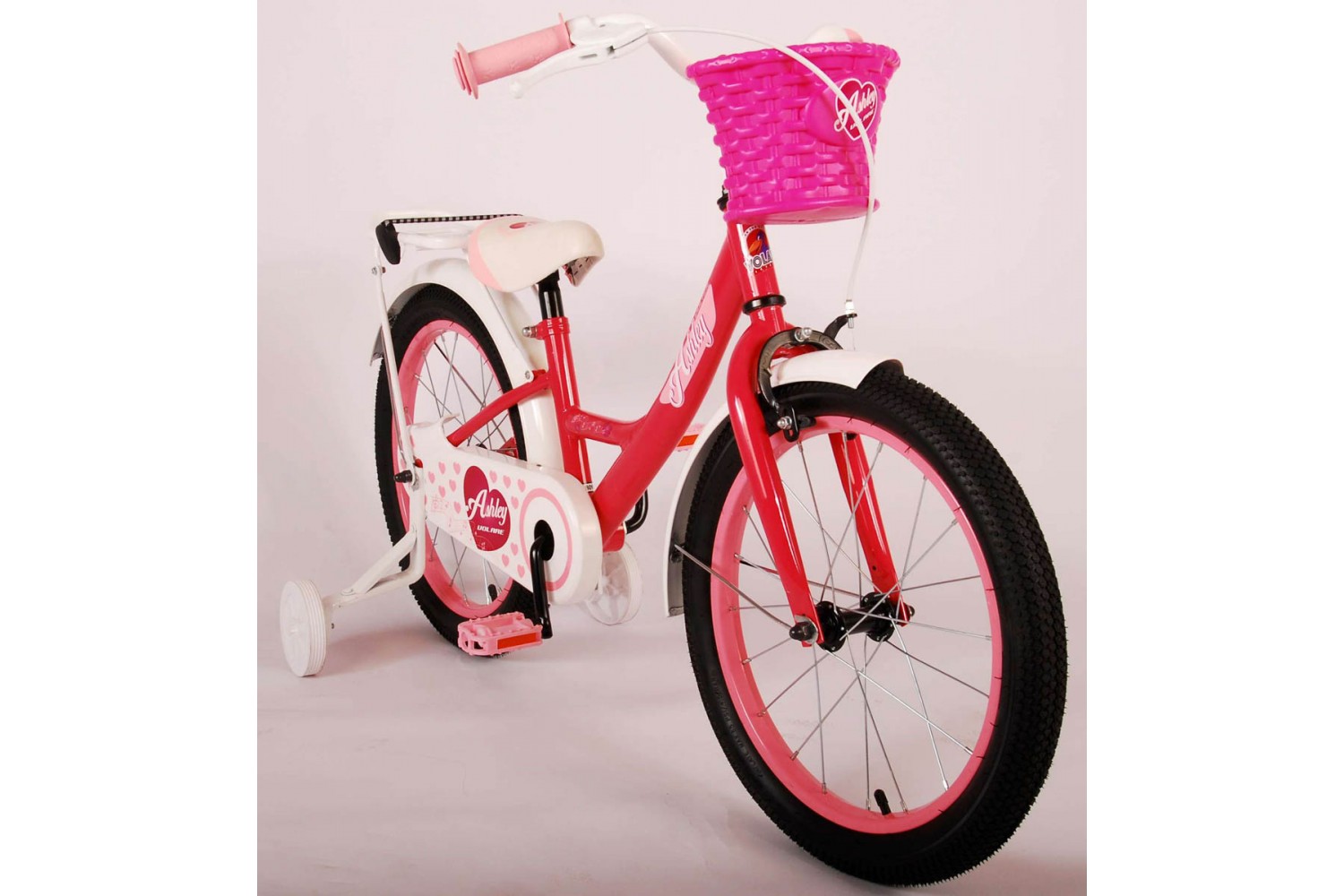 Volare Ashley Kinderfahrrad 18 Zoll Mädchen Rosa/Rot