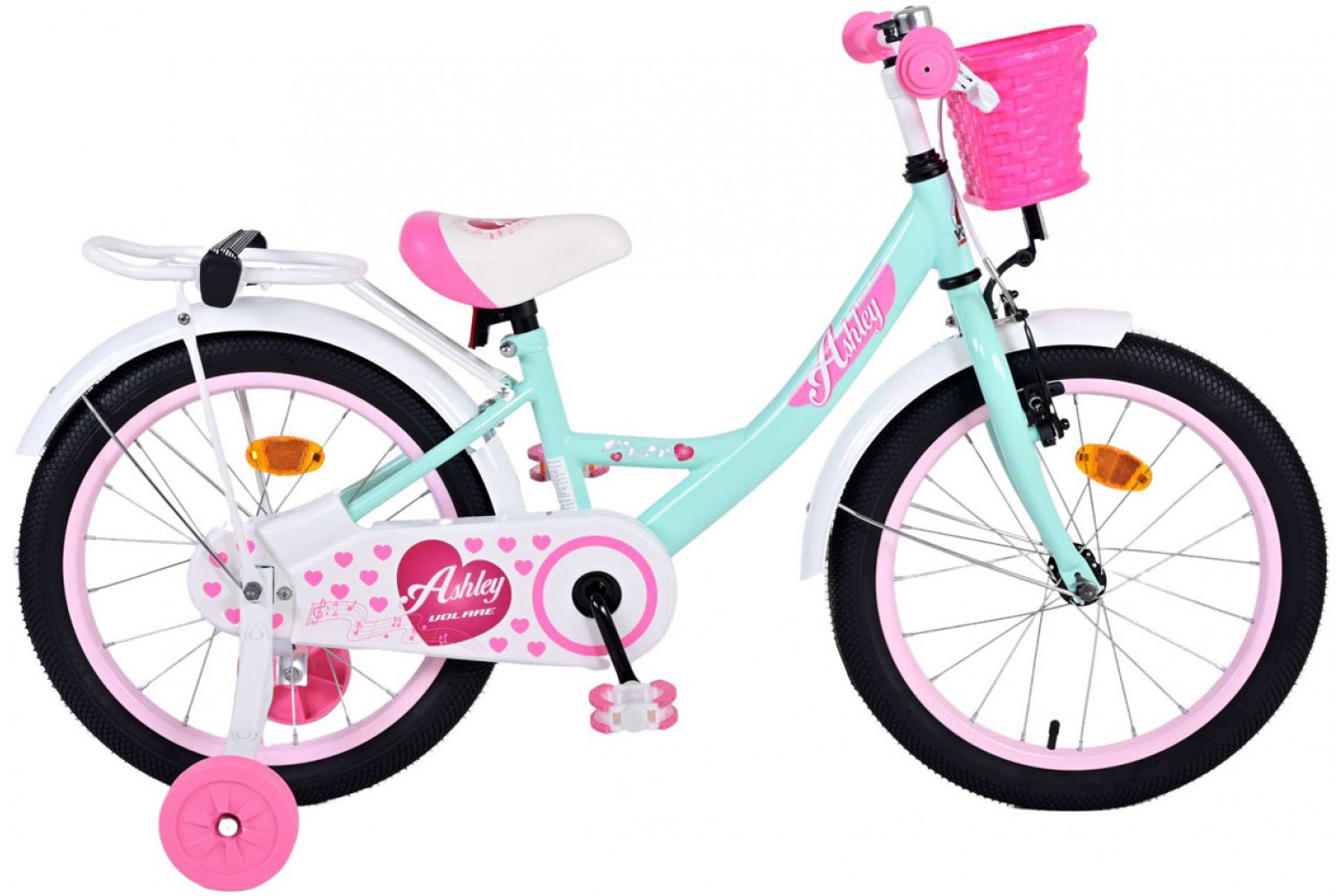 Volare Ashley Kinderfahrrad 18 Zoll Mädchen Grün