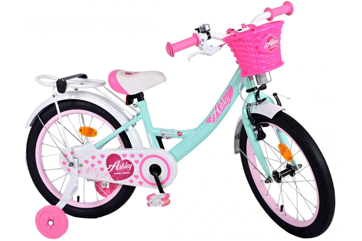 Volare Ashley Kinderfahrrad 18 Zoll Mädchen Grün