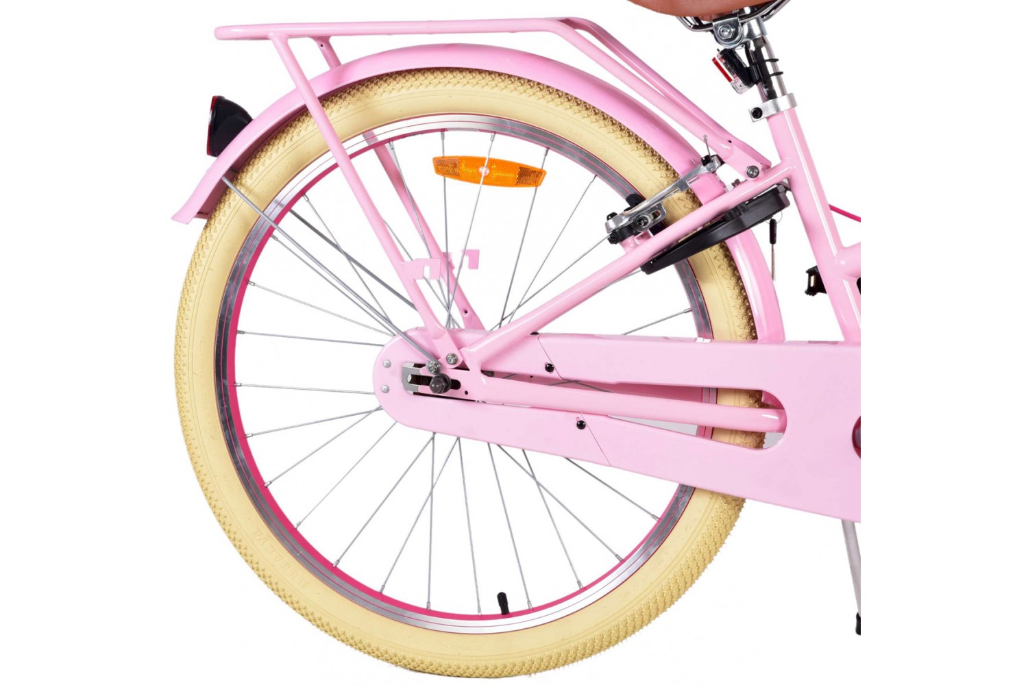 Volare Excellent Mädchenfahrrad 24 Zoll Rosa | 2 Handbremsen