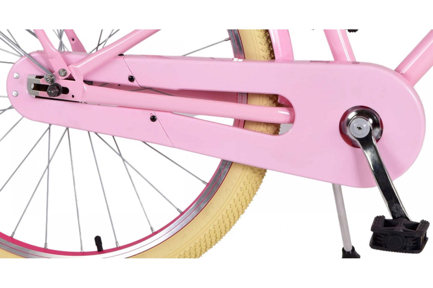 Volare Excellent Mädchenfahrrad 24 Zoll Rosa | 2 Handbremsen