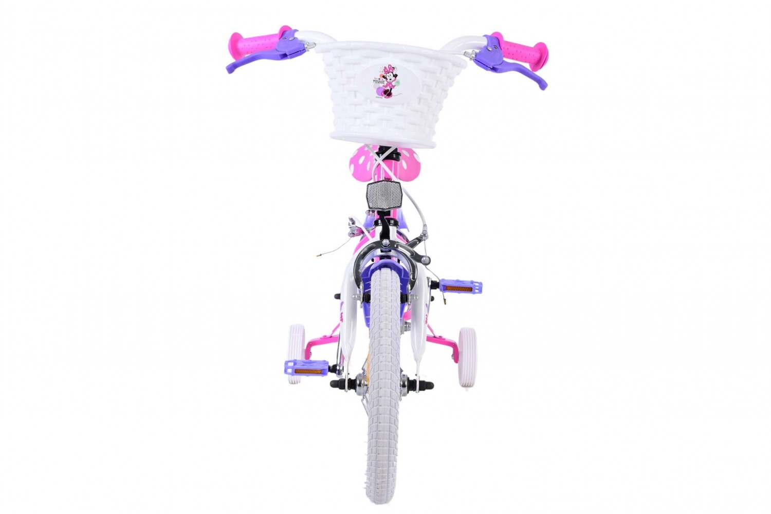 Disney Minnie Mädchenfahrrad 14 Zoll Rosa | 2 Handbremsen Disney Minnie Mädchenfahrrad 14 Zoll Rosa | 2 Handbremsen