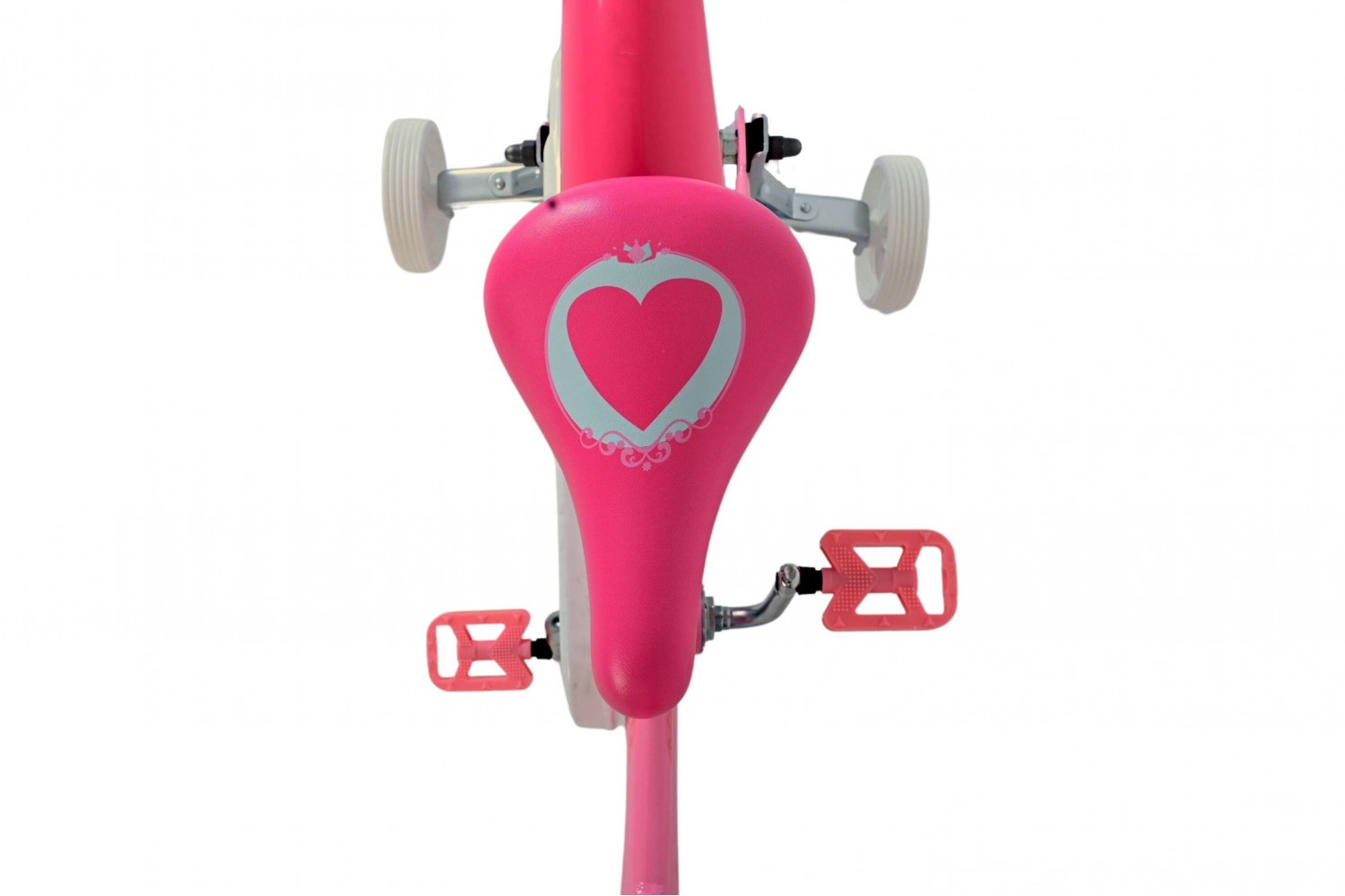 Disney Princess Mädchenfahrrad 16 Zoll Rosa | 2 Handbremsen