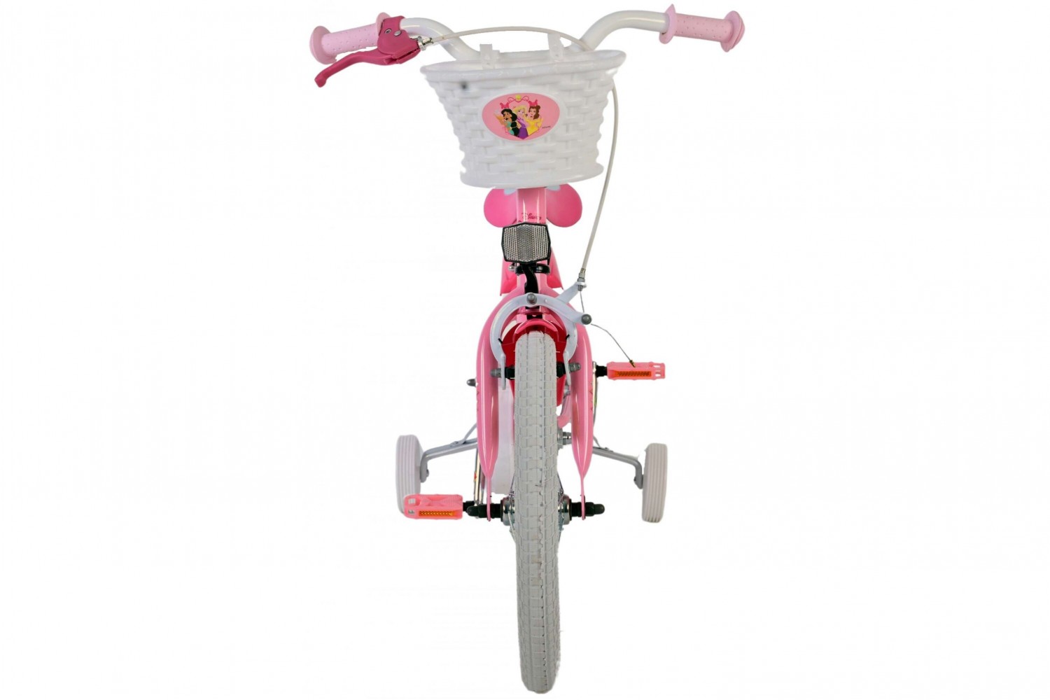 Disney Princess Mädchenfahrrad 16 Zoll Rosa | 2 Handbremsen