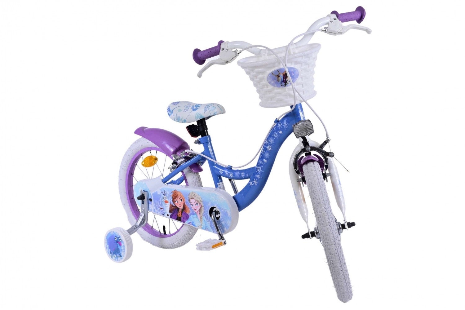 Disney FRosan 2 Mädchenfahrrad 16 Zoll Blau/Lila | 2 Handbremsen Disney FRosan 2 Mädchenfahrrad 16 Zoll Blau/Lila | 2 Handbremsen