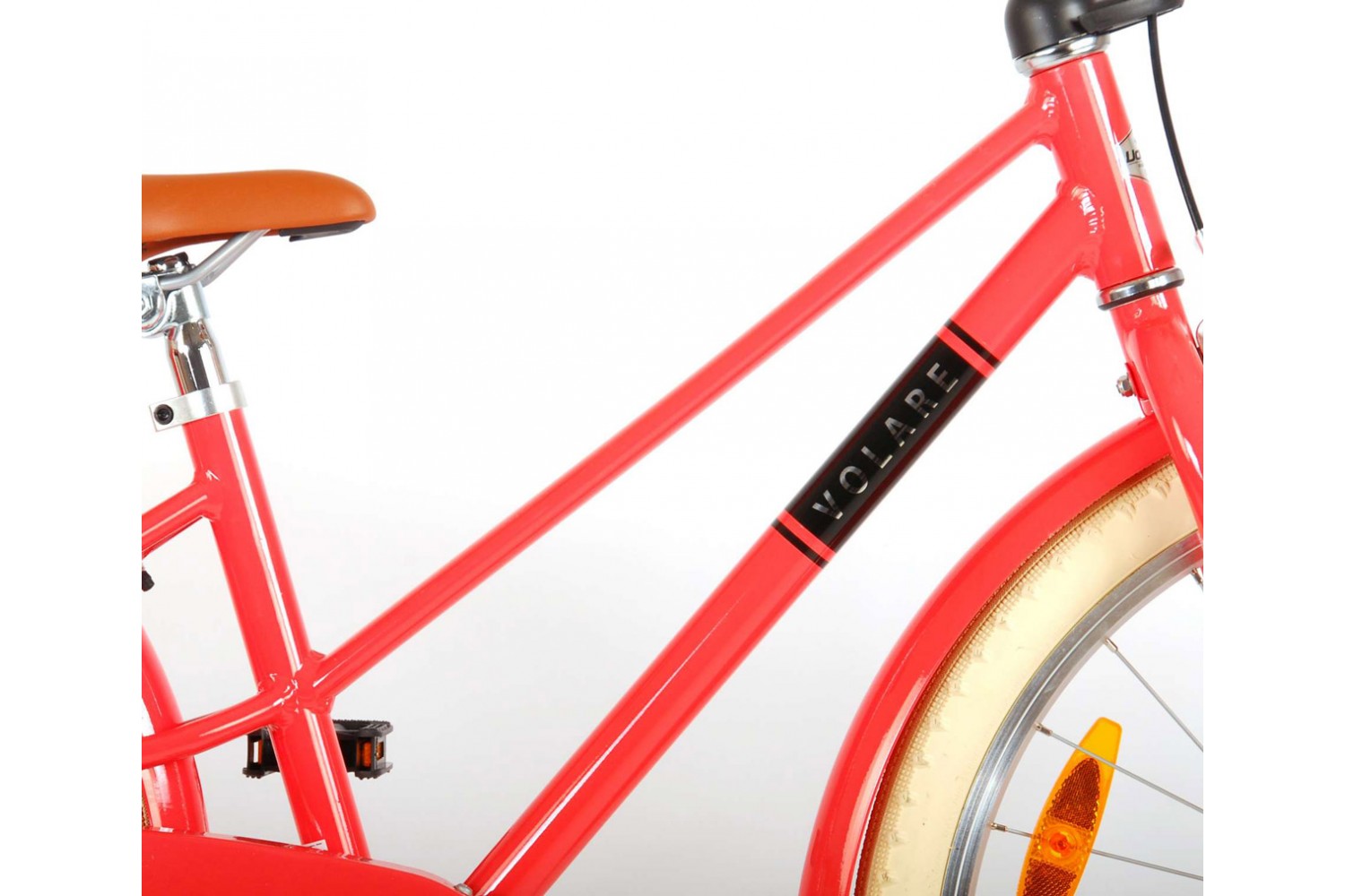 Volare Melody Mädchen Fahrrad 24 Zoll Mädchen Korallenrot