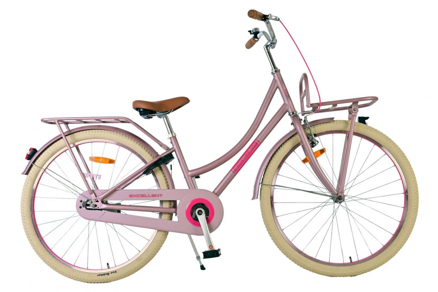 Volare Excellent Mädchenfahrrad 26 Zoll Rosa