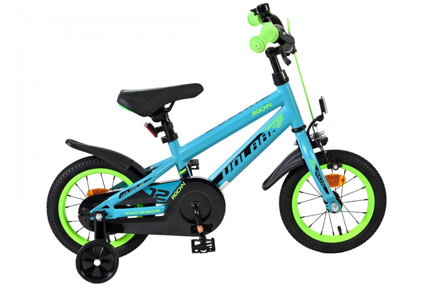 Volare Rocky Kinderfahrrad 12 Zoll Jungen Grün