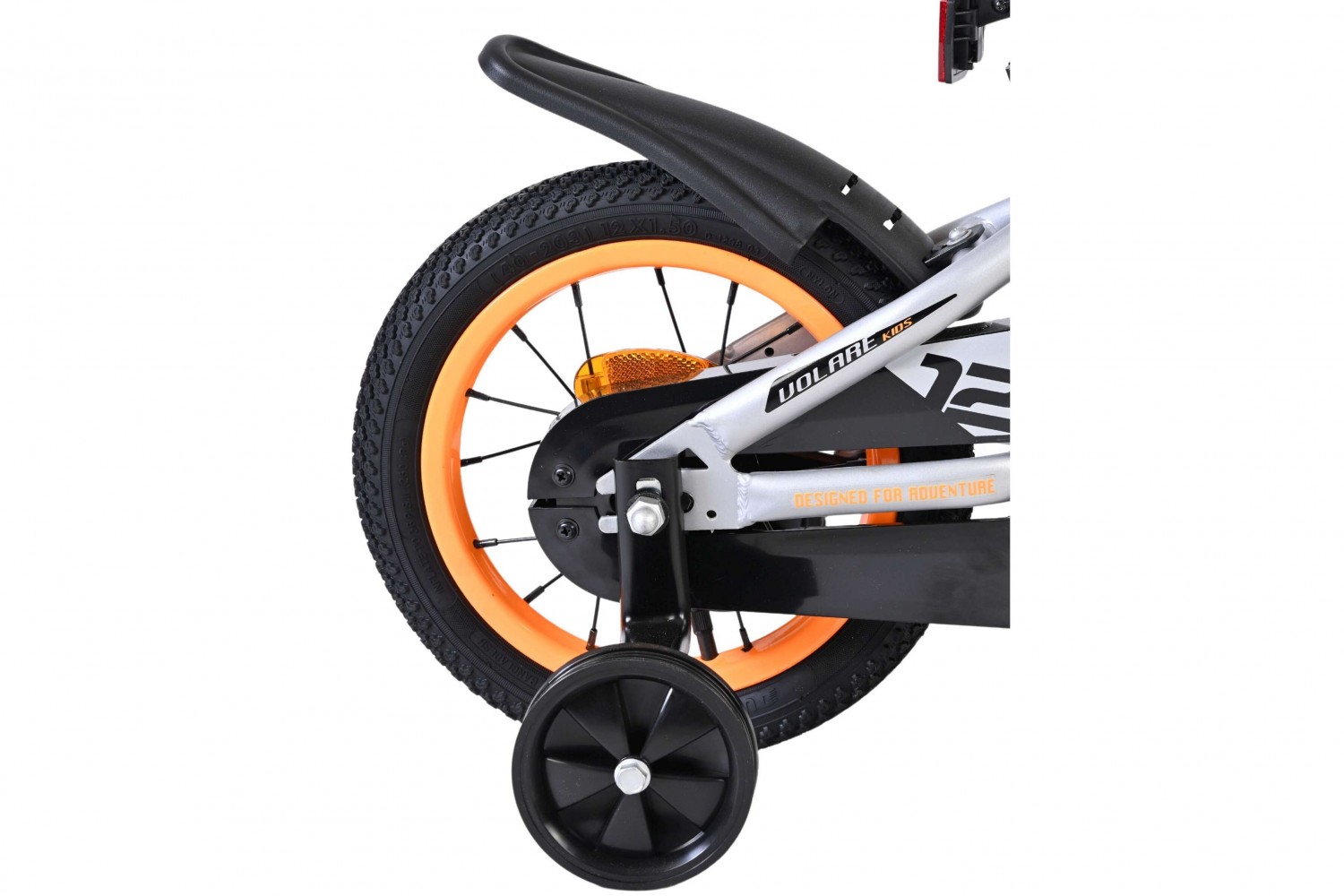 Volare Rocky Kinderfahrrad 12 Zoll Jungen Grau