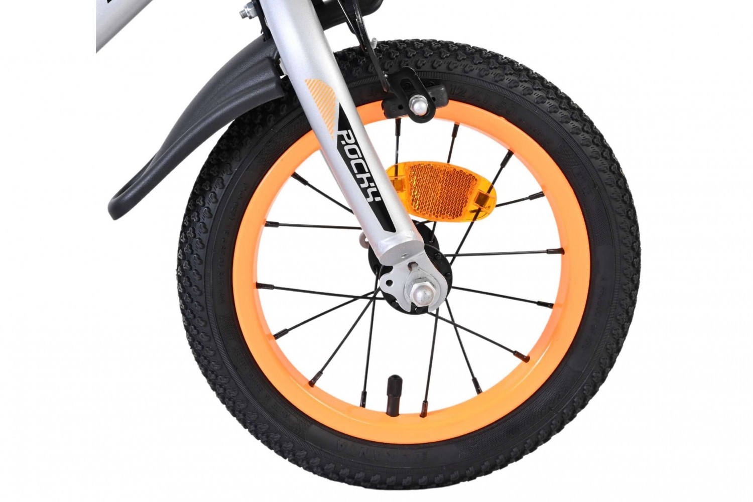 Volare Rocky Kinderfahrrad 12 Zoll Jungen Grau