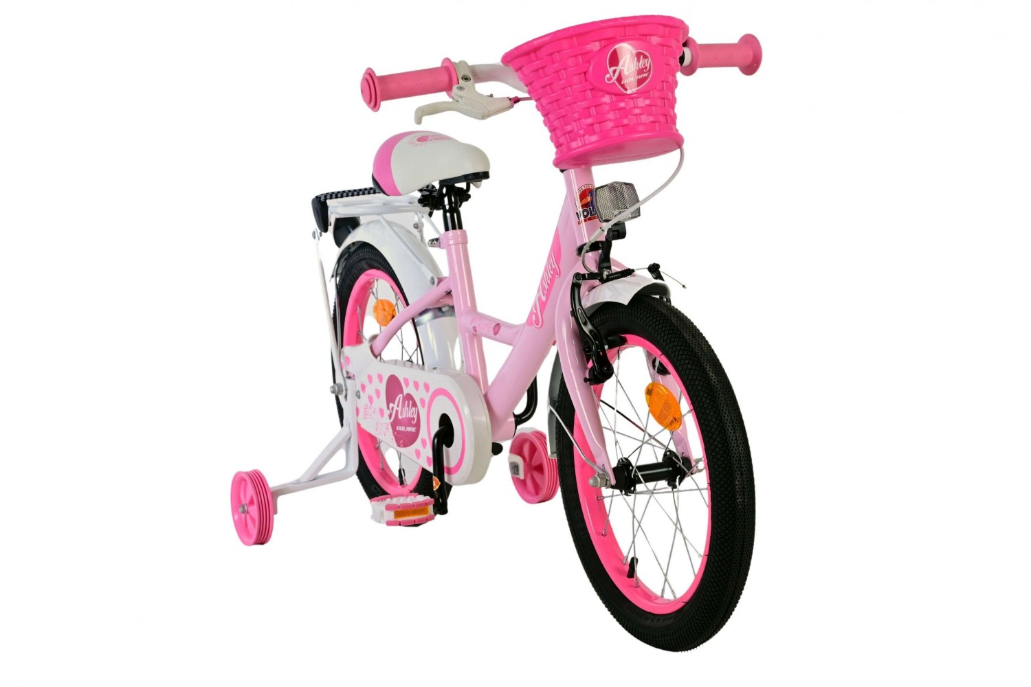 Volare Ashley Kinderfahrrad 16 Zoll Mädchen Rosa/Rot