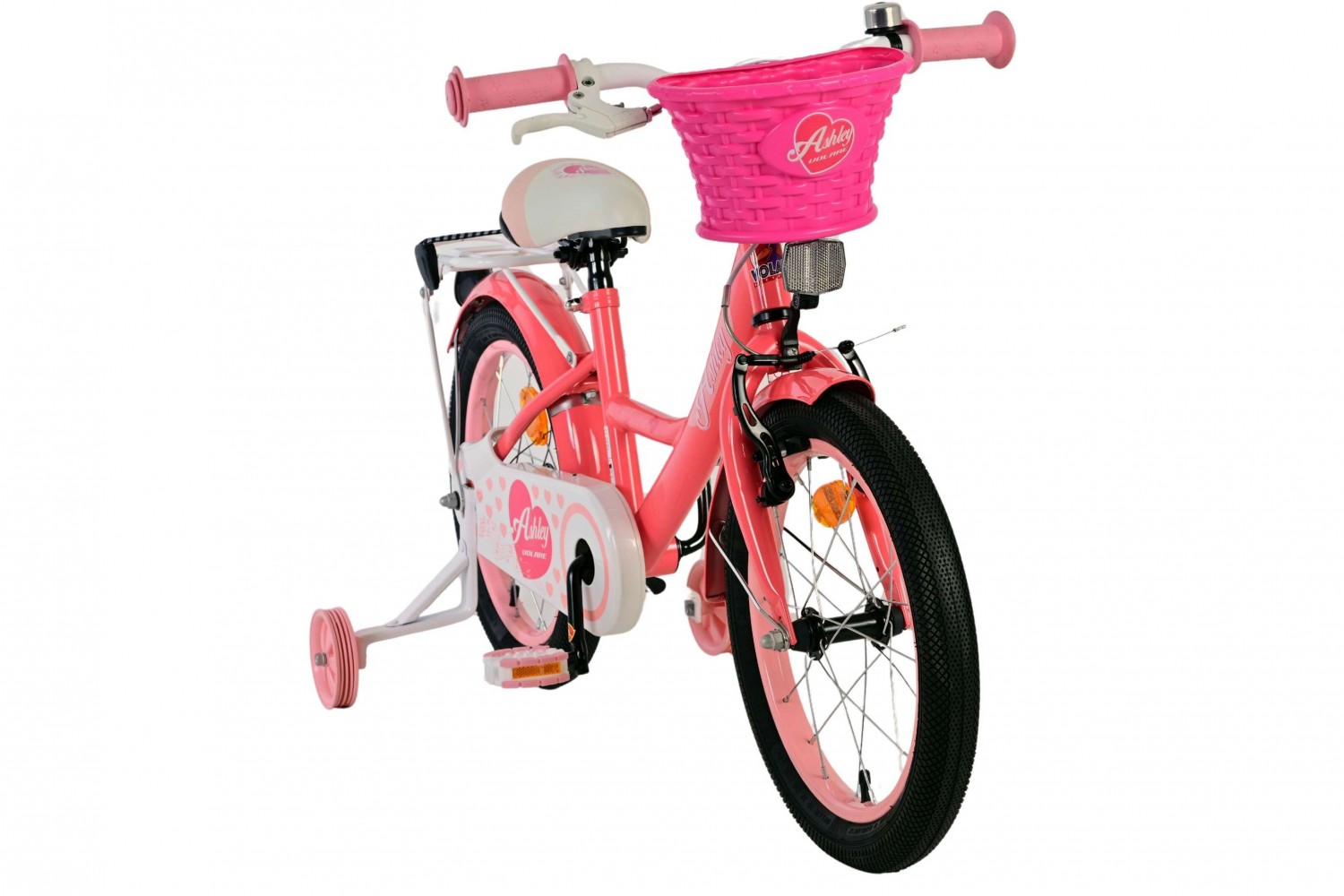 Volare Ashley Kinderfahrrad 16 Zoll Mädchen Rosa/Rot