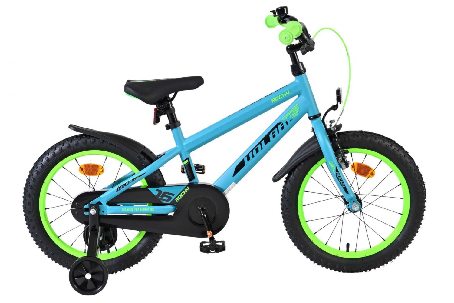 Volare Rocky Kinderfahrrad 16 Zoll Jungen Grün