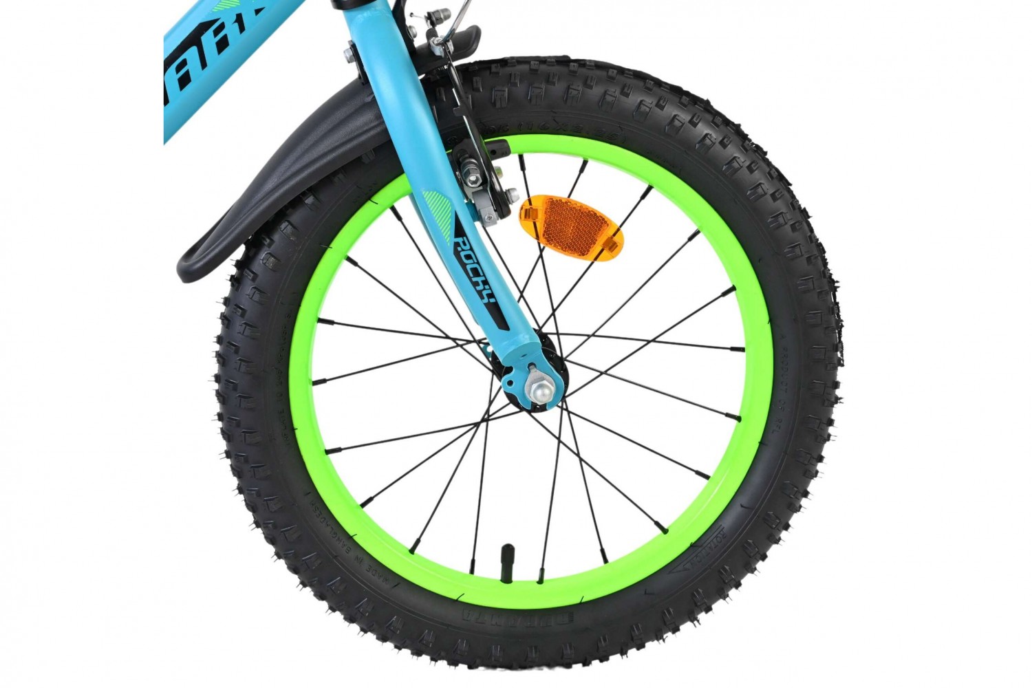 Volare Rocky Kinderfahrrad 16 Zoll Jungen Grün