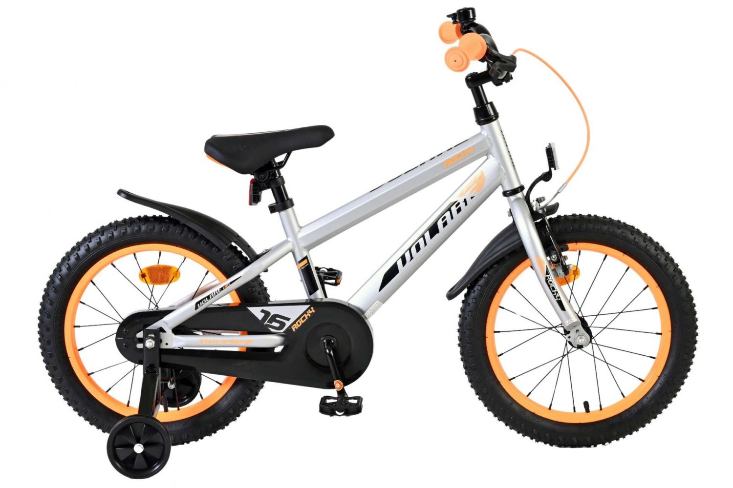 Volare Rocky Kinderfahrrad 16 Zoll Jungen Grau