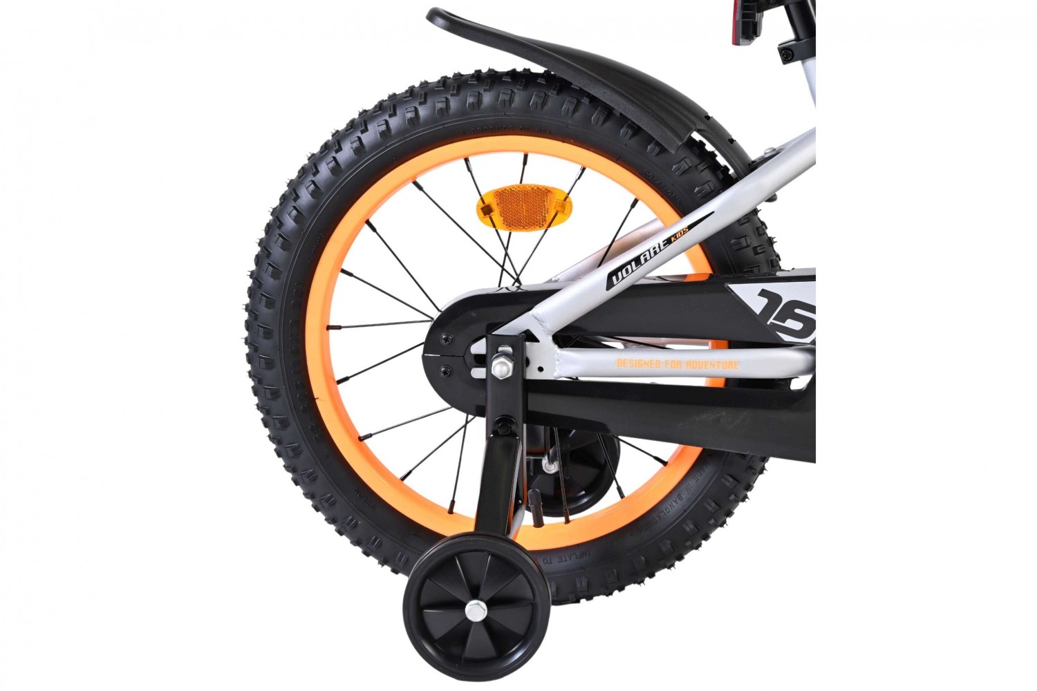 Volare Rocky Kinderfahrrad 16 Zoll Jungen Grau