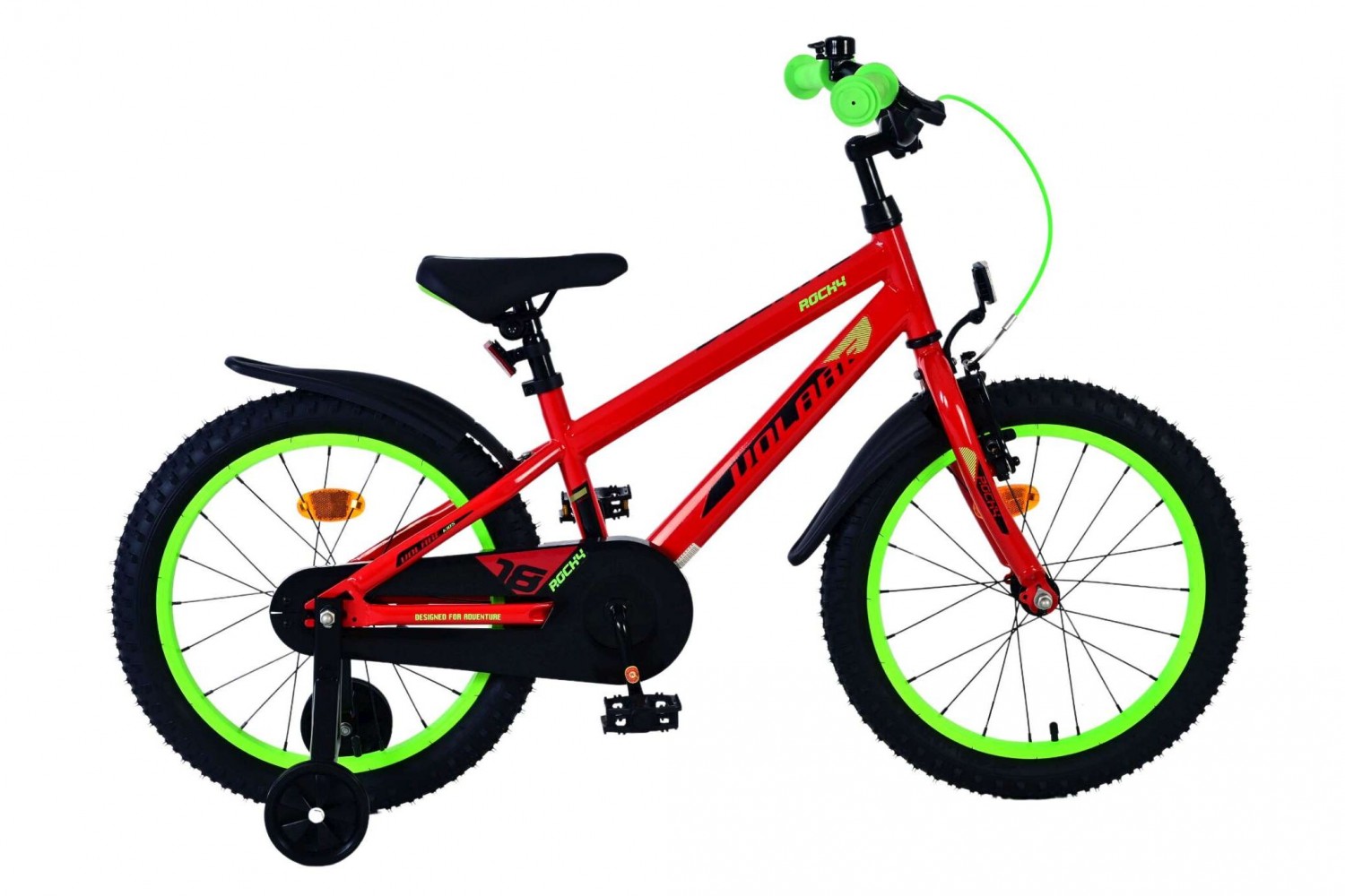 Volare Rocky Kinderfahrrad 18 Zoll Jungen Rot