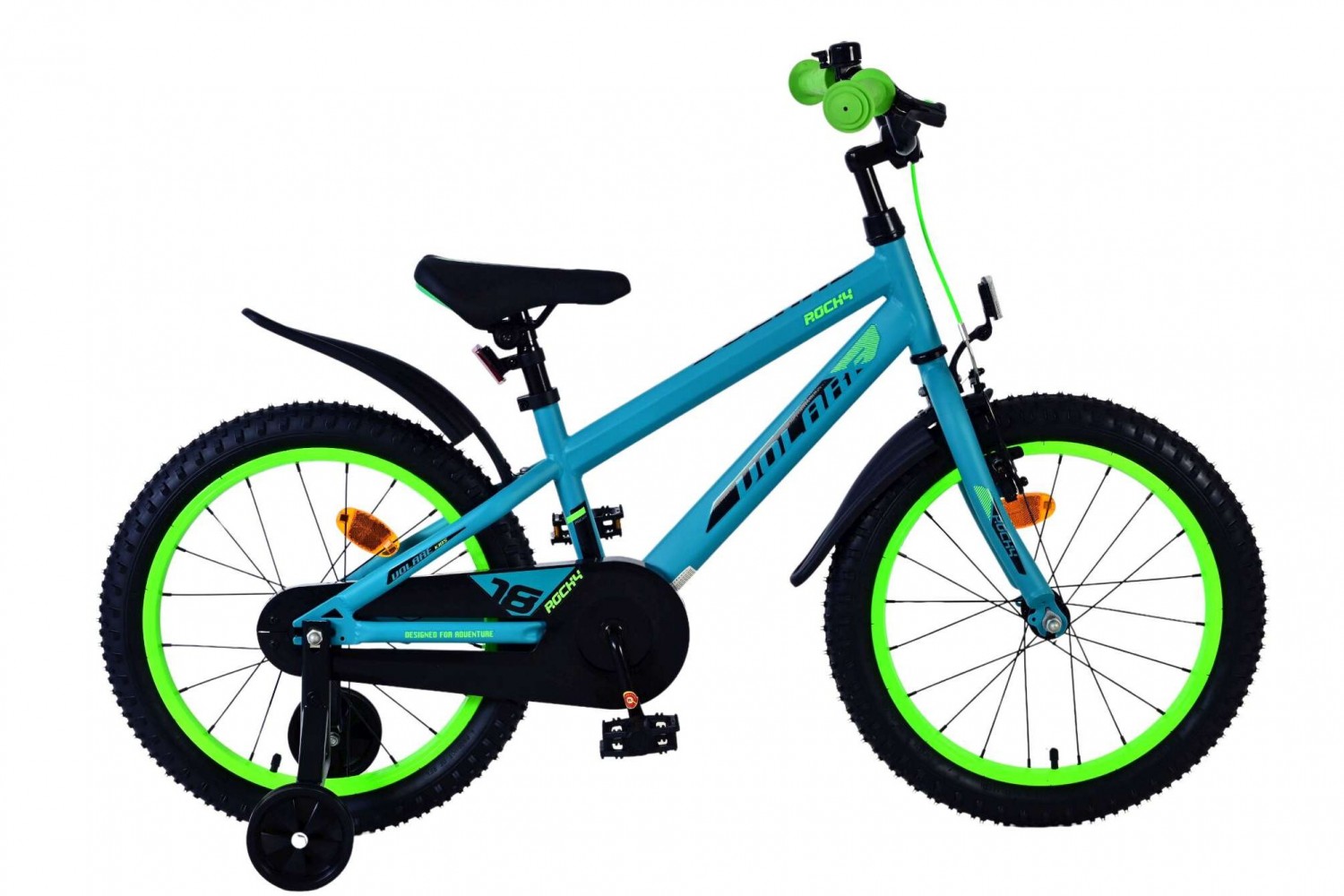 Volare Rocky Kinderfahrrad 18 Zoll Jungen Grün