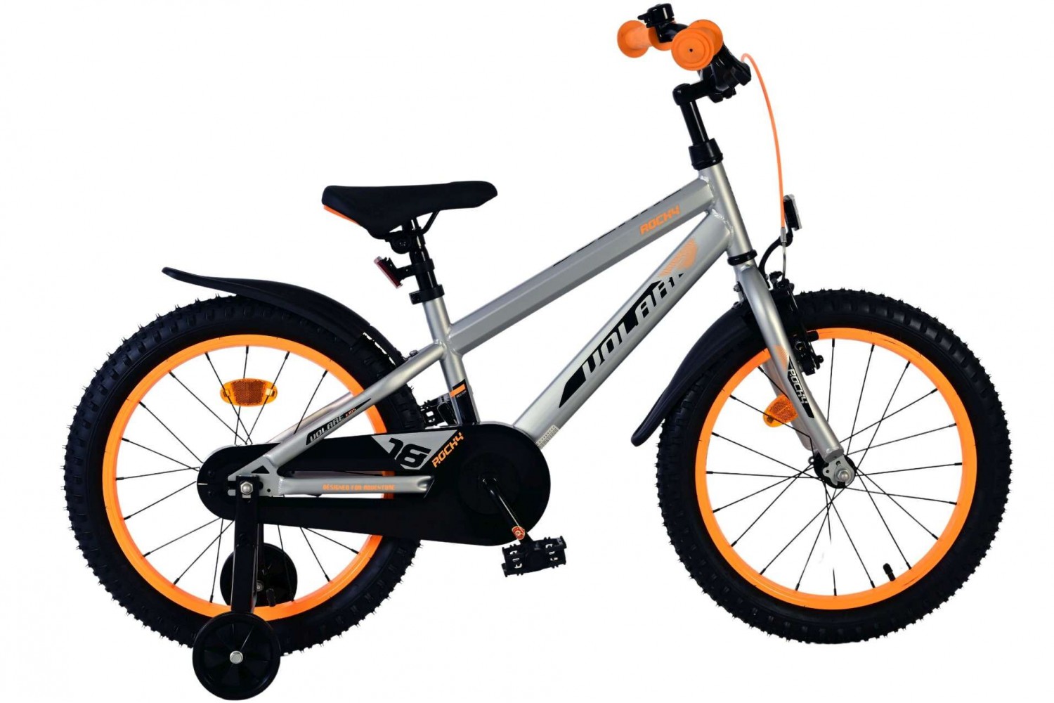 Volare Rocky Kinderfahrrad 18 Zoll Jungen Grau
