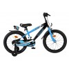 Volare Sportivo Kinderfahrrad 18 Zoll Jungen | Blau Schwarz