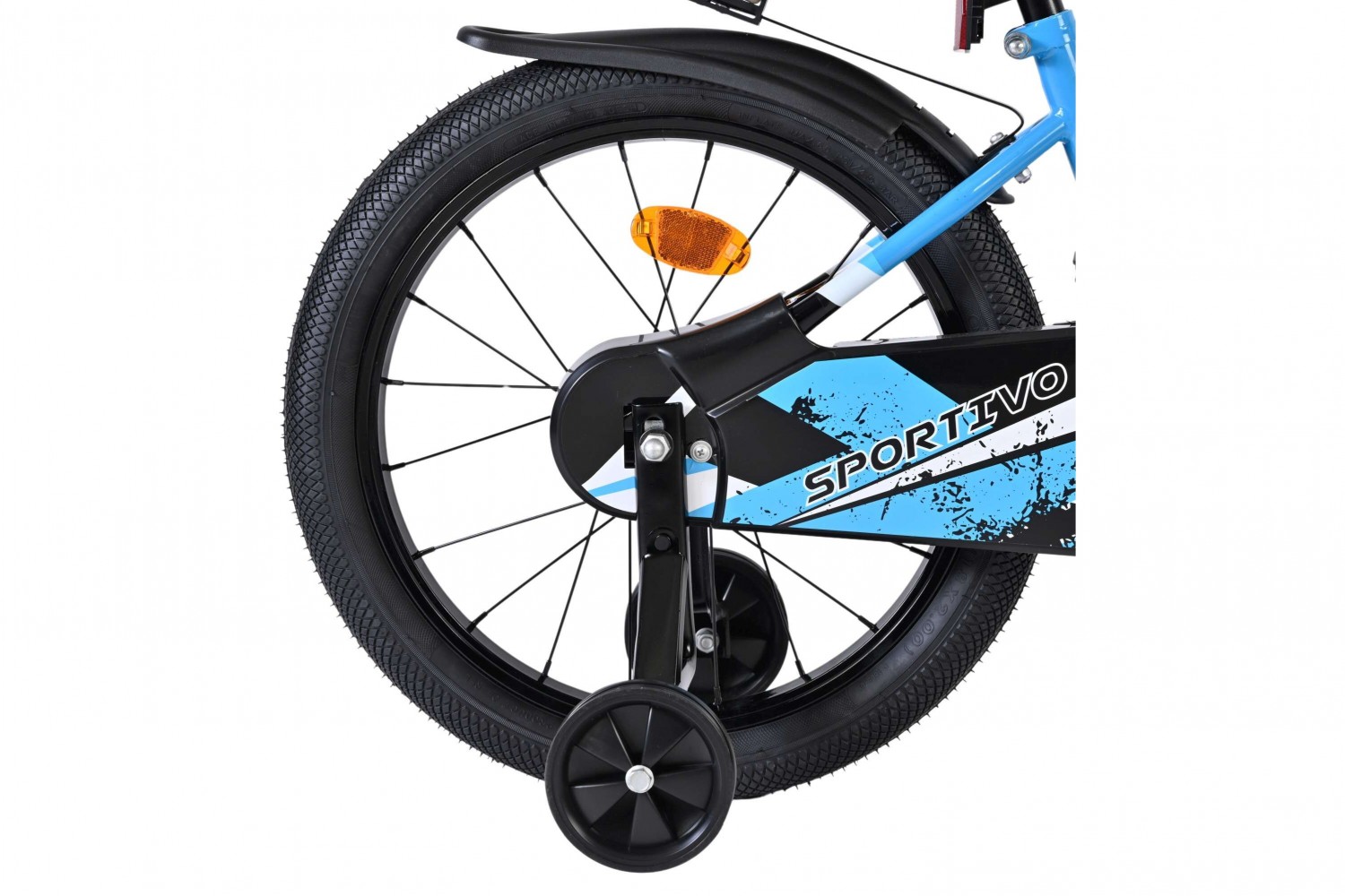 Volare Sportivo Kinderfahrrad 18 Zoll Jungen | Blau Schwarz